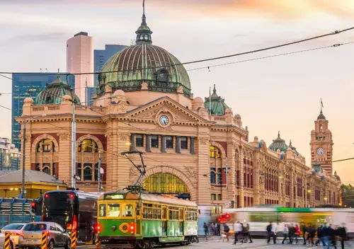Flinders Street Station in Melbourne