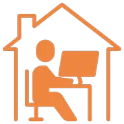 remote worker icon